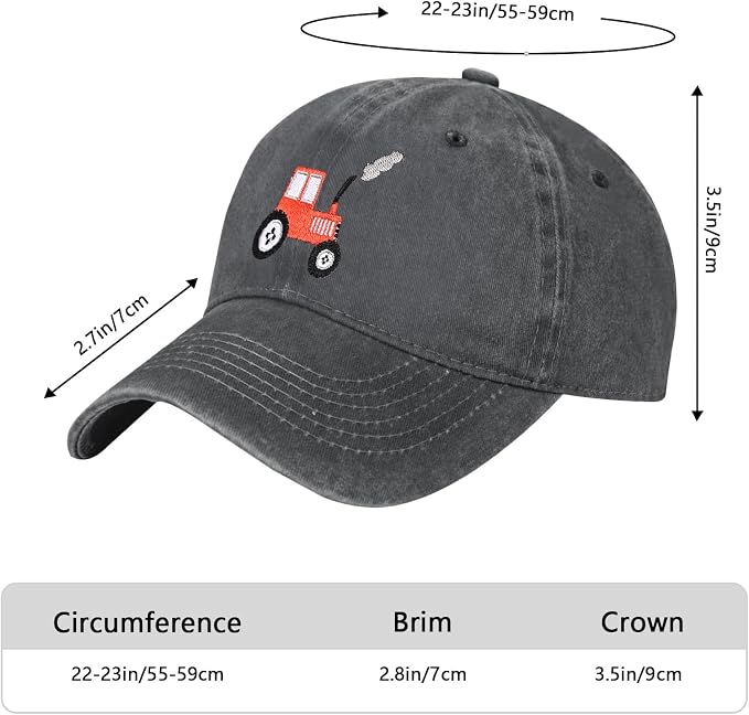 Embroidered Baseball Cap Adjustable Vintage Washed Distressed Denim Baseball Hat - Image 3
