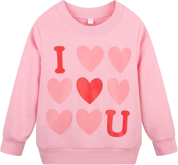 Little Girls Unicorn Outfits 2 Piece Kids Ruffle Sleeve Sweatshirt + Leggings - Image 8