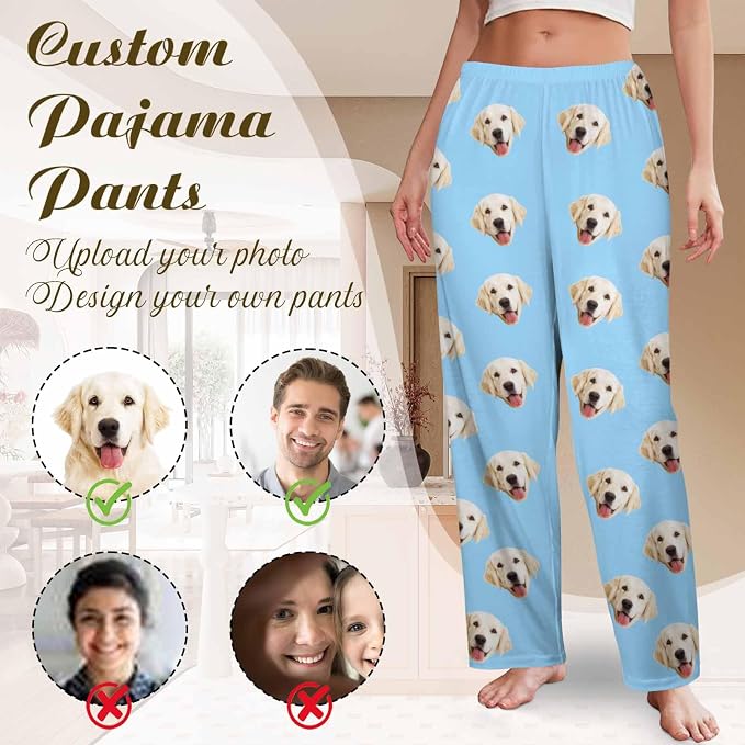 Custom Couple Pajama Pants Sock - Image 3
