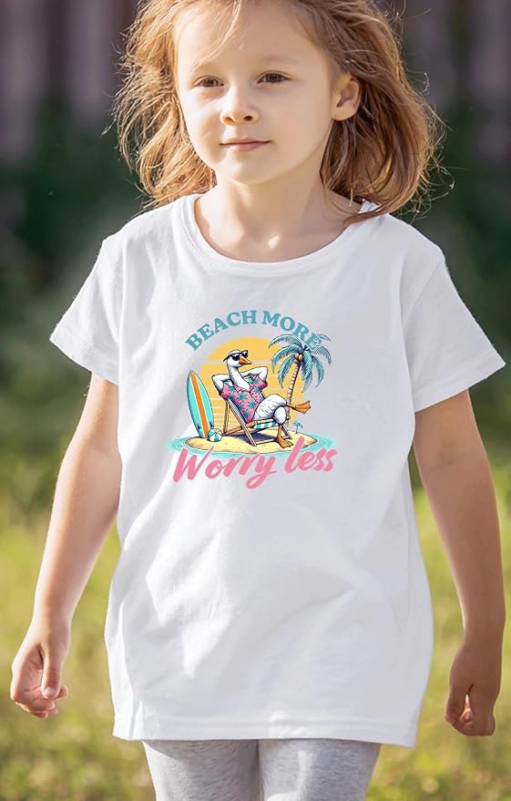 Kids Toddler Little Boys Girls T-Shirt Short Sleeve Funny Animals Graphic - Image 3