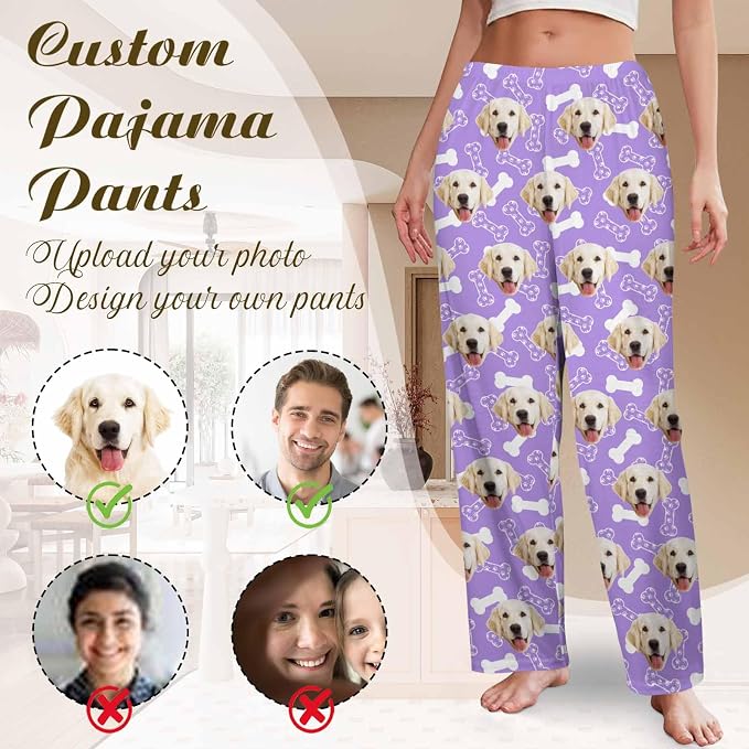 Custom Couple Pajama Pants Sock - Image 3