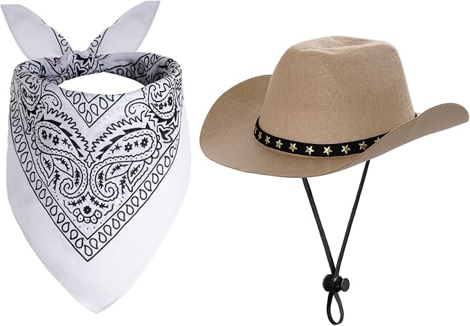 choyaxo Halloween Costumes for Dogs Cat Pet Cowboy Costume Cowboy Hat by choyaxo