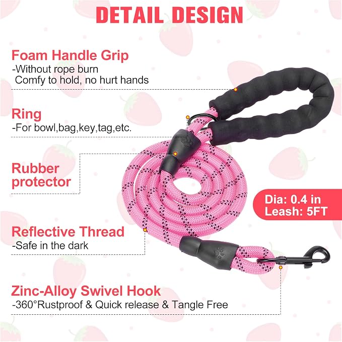 BEAUTYZOO Step in Dog Harness and Leash Set, Reflective Dog Harness No Pull No - Image 4