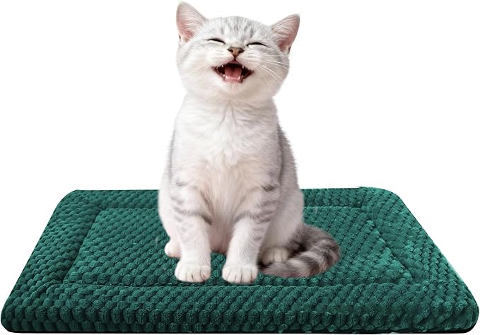 Dog Bed Mat - Dog Crate Pad - Reversible Mat by FogkissComfyPawsHome