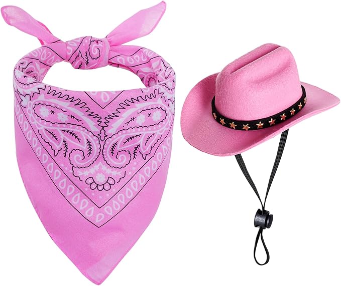 choyaxo Halloween Costumes for Dogs Cat Pet Cowboy Costume Cowboy Hat by choyaxo