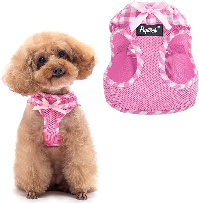 PUPTECK Dog Harness for Puppy and Small Sized Dogs, Step-in No Pull Soft Mesh by PUPTECK