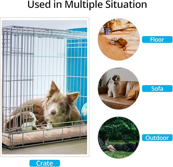 Dog Beds Crate Pad for Small Dogs Ultra Soft Dog Crate Bed Washable & Anti-Slip - Image 3