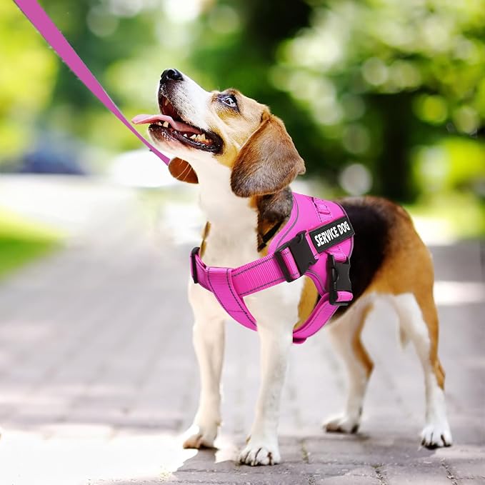 voopet Service Dog Harness, Emotional Support Pet Vest Harness, Reflective - Image 3