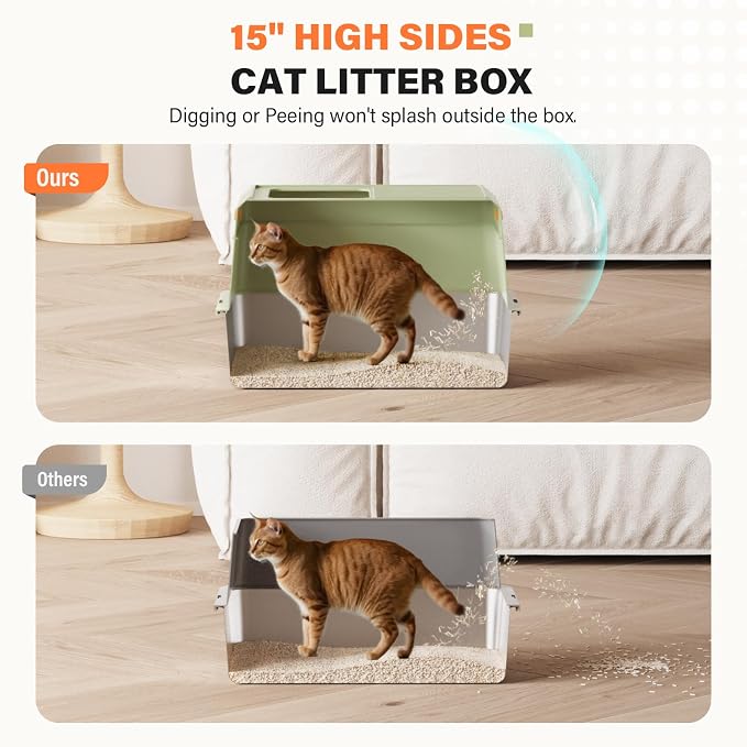 Stainless Steel Cat Litter Box - Image 3