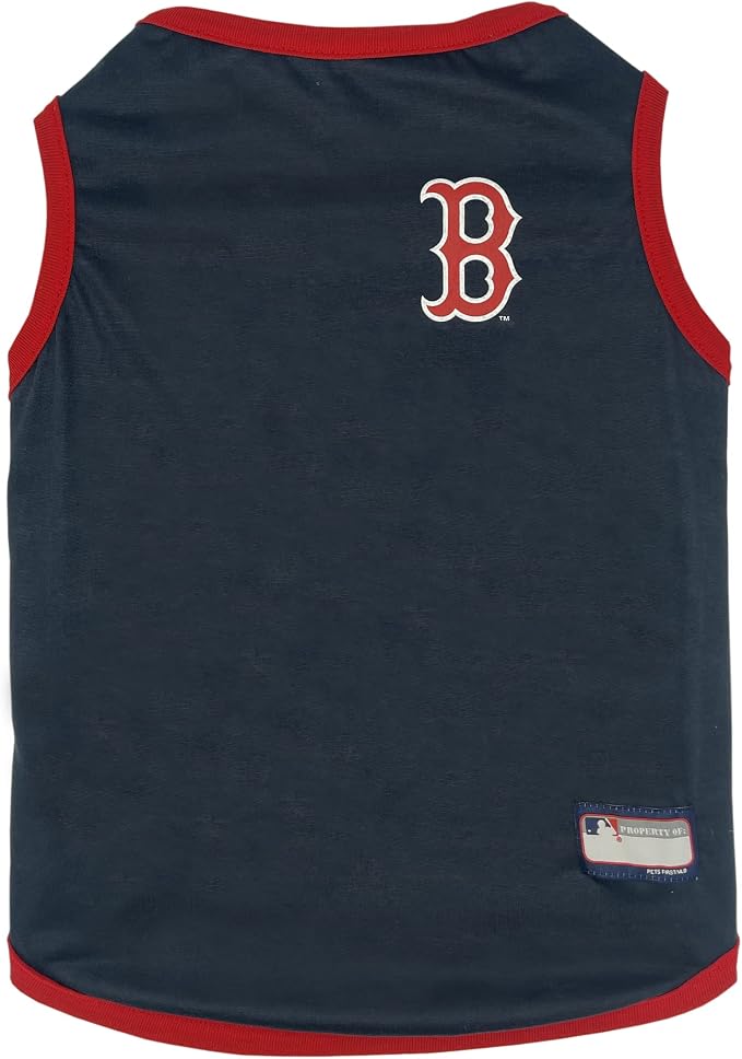 Pets First MLB Boston RED SOX Reversible T-Shirt, X-Small - Image 3