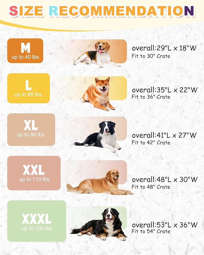 XXXL Dog Bed for Crate High Resilience Foam Crate Pad Mat for Large Dogs - Image 5
