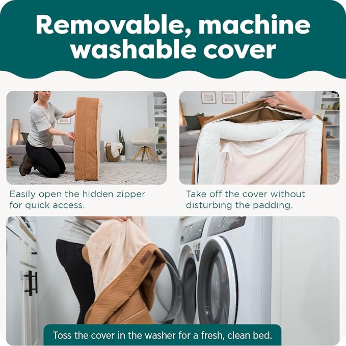 FurHaven Orthopedic Dog Bed for Large Dogs, Luxe Lounger Contour Mattress - Image 4