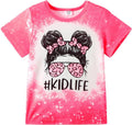 PATPAT Girls Crewneck Short Sleeve Graphic Tees Animal Print Shirts Cute Summer by PATPAT