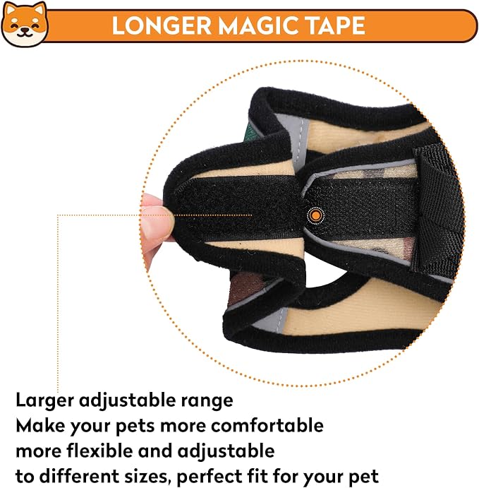 Dog Harness with Leash Set, No-Pull Step-in Reflective Pet Harness with 1 Leash - Image 5