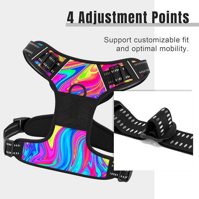Rnivvi No Pull Dog Harness, Cute Reflective Extra Small Sized Puppy Harness - Image 3