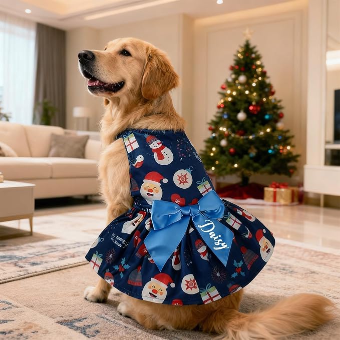 Personalized Dog Christmas Dress - Image 5