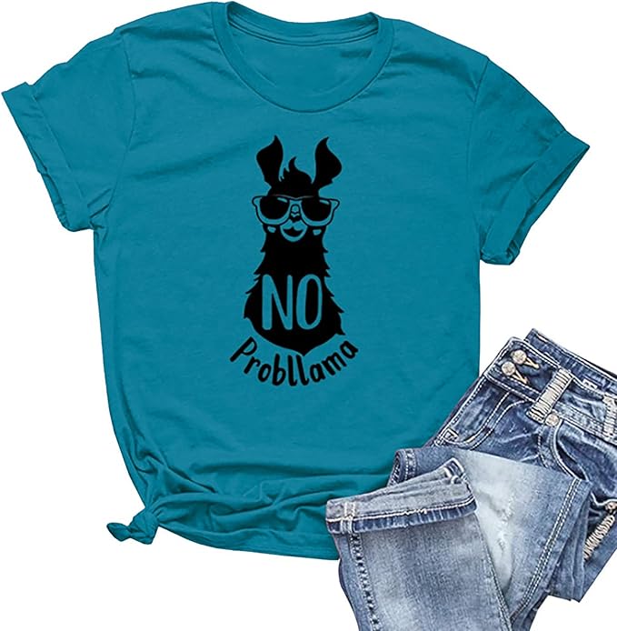 NIUBIA Women's T Shirts Summer Tops Simple Heart Graphic Shirts Sayings Short by NIUBIA