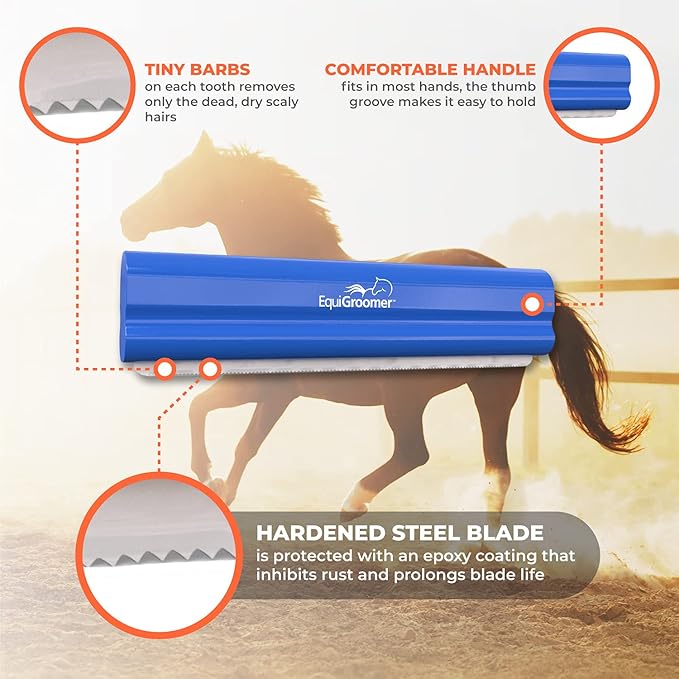 EquiGroomer Deshedding Brush, 8-Inch - Image 4