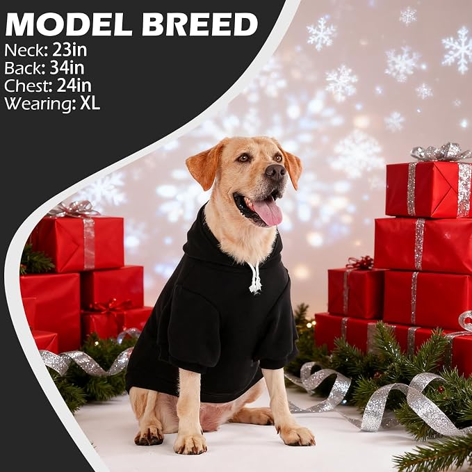 EXPAWLORER Dog Hoodie-Soft and Warm Dog Sweaters, Pet Clothes Autumn Winter - Image 7