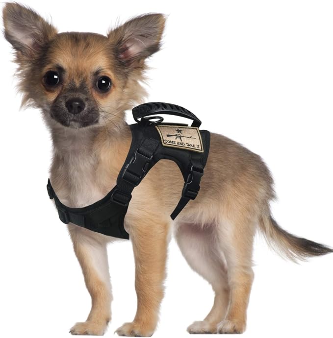 Tactical Dog Training Harness Outdoor Working Vest Adjustable Military MOLLE by SALFSE