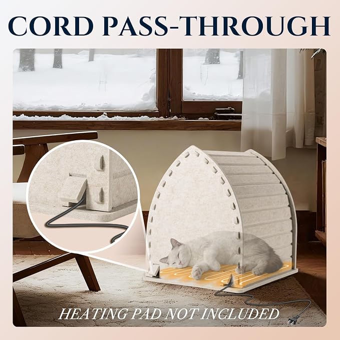 Apasiri Cat Houses for Indoor Cats: Cozy Indoor Pet Shelter - Image 3