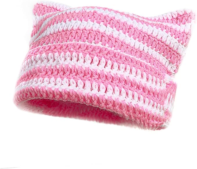 CORIRESHA Therian Emo Clothing Cat Ear Y2k Beanie Grunge Fingerless Gloves - Image 2