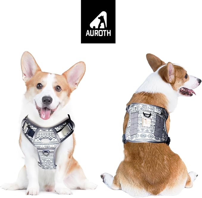 AUROTH Tactical Dog Harness for Large Dogs No Pull Adjustable Pet Harness - Image 2