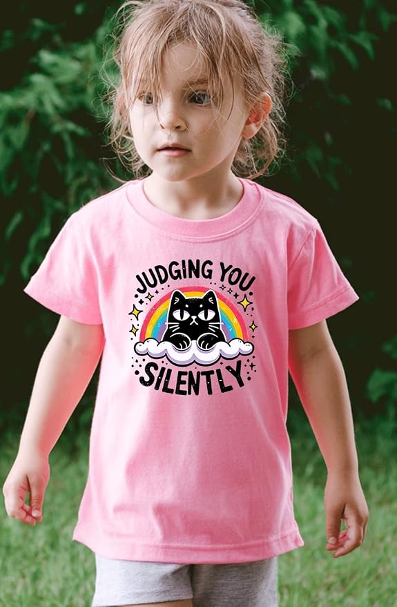 Kids Toddler Little Boys Girls T-Shirt Short Sleeve Funny Animals Graphic - Image 4