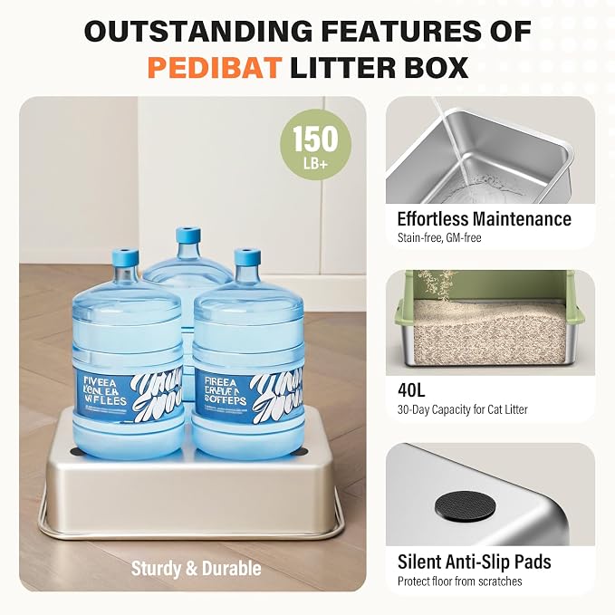 Stainless Steel Cat Litter Box - Image 6