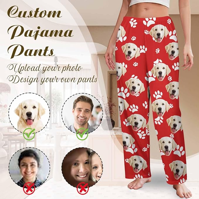 Custom Couple Pajama Pants Sock - Image 5