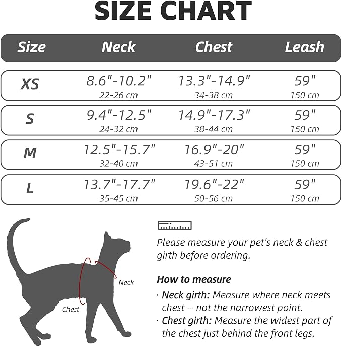 Escape-Proof Cat Harness and Leash Set - Image 2