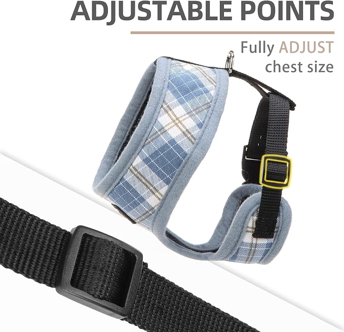 PUPTECK Soft Mesh Dog Harness and Leash Set Pet Puppy Cat Comfort Padded Vest - Image 3