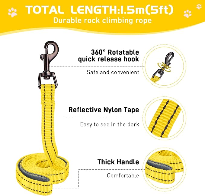 Soft Mesh Dog Harness and Leash Set, No Pull Puppy Harness and Leash Set - Image 3