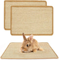 PODOO Bunny Scratch Pads, Sisal Rabbit Scratching Pad, Natural Rabbit Resting by PODOO