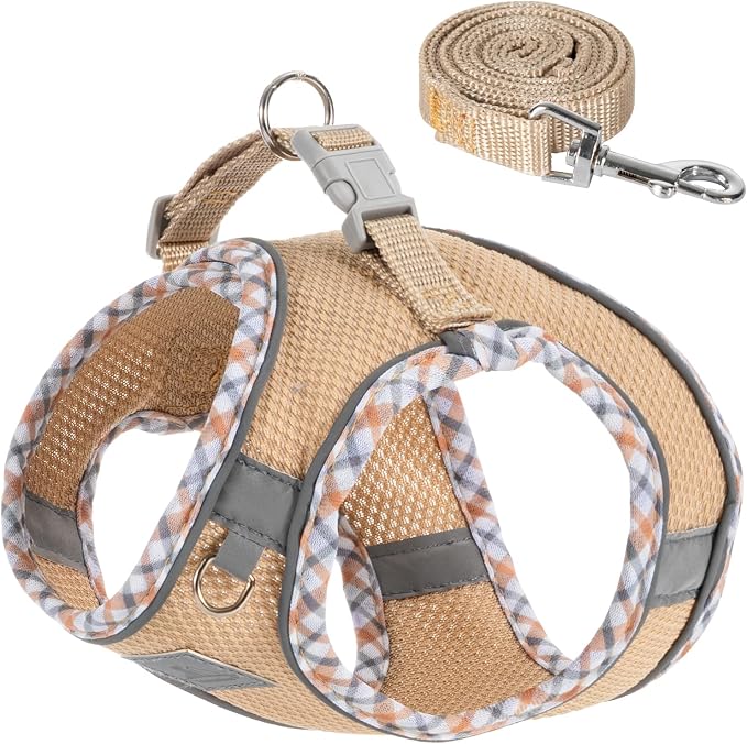 Dog Harness and Leash Set, No Pull Pet Harness by TomteNisse