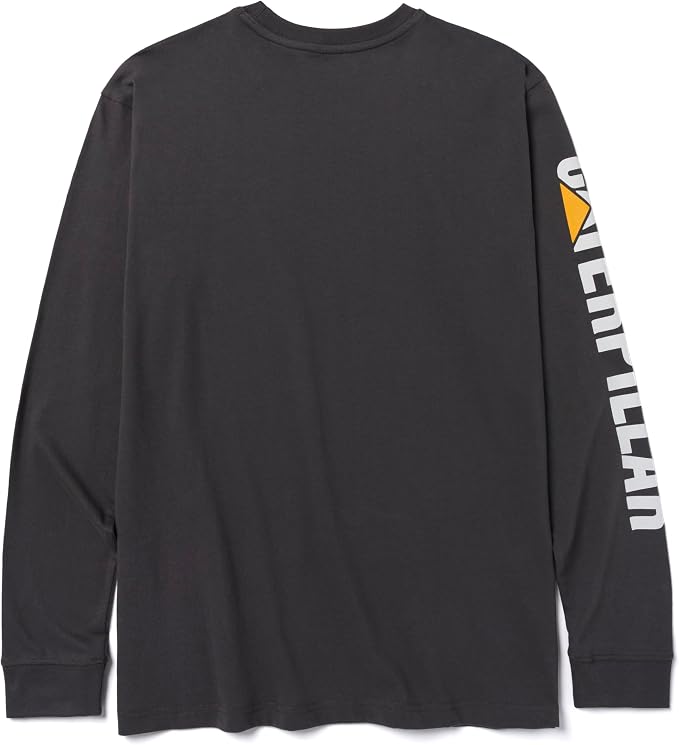 Caterpillar Trademark Banner Long Sleeve Tee Shirts - Image 2
