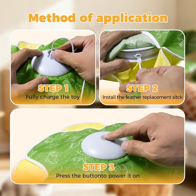 Cat Toys for Bored Indoor Adult Cats, Rechargeable Interactive Cat Toy - Image 6