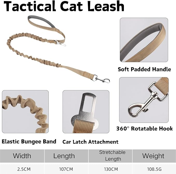 Tactical Cat Harness and Leash Set - Image 4