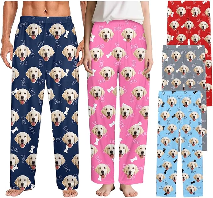 Custom Couple Pajama Pants Sock by FUNAO