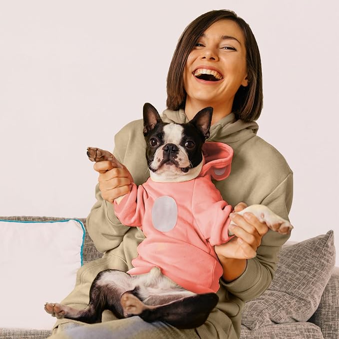 Small Dog Hoodie Soft Warm Fleece Fall Winter Dog Clothes Cute Puppy Sweaters - Image 2