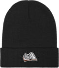 Funny Beanies Warm Knit Hats Fall Winter Black Hip Pop Knit Hat Cap by PBGTYWD