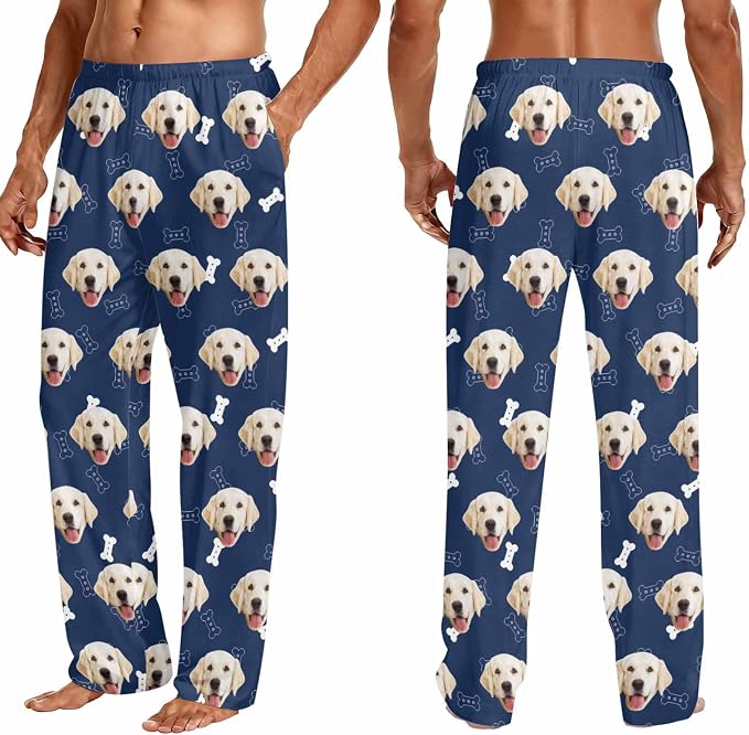 Custom Couple Pajama Pants Sock - Image 3