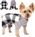 Sebaoyu Turtleneck Dog Pajamas for Small Dogs, Fleece Dog Sweater, Winter Cute by Sebaoyu