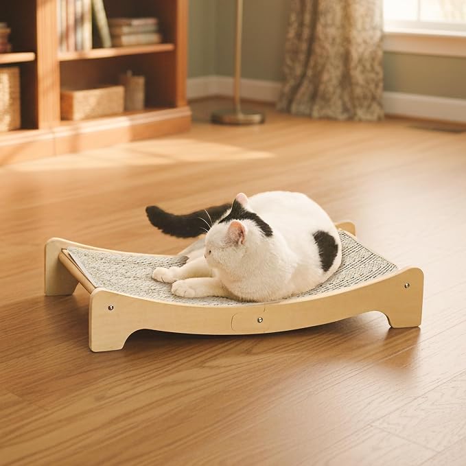 PETKARAY Sisal Cat Scratching Board, Curved Sisal Cat Scratcher, Large Indoor - Image 8