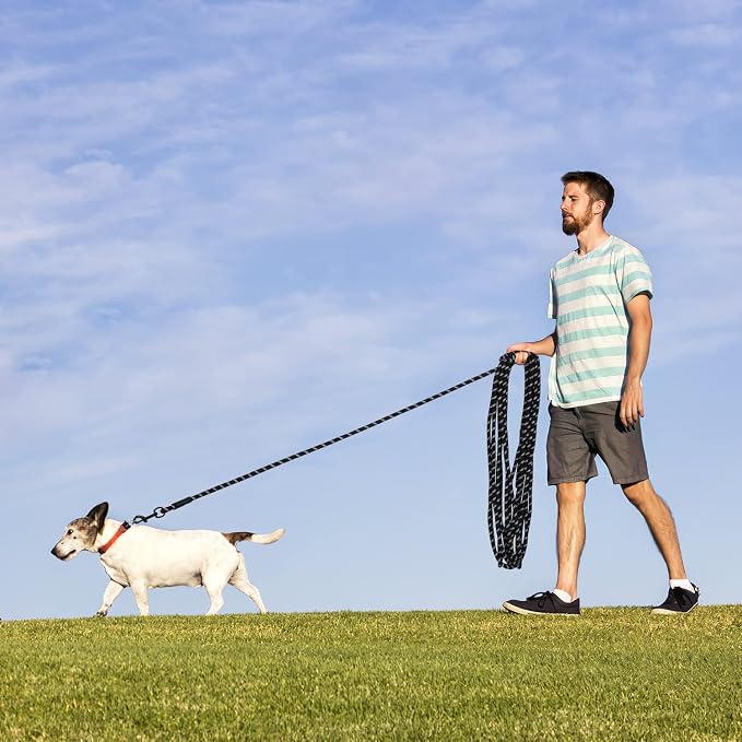 Long Dog Leash for Training 20Ft-Reflective Nylon Rope - Image 6