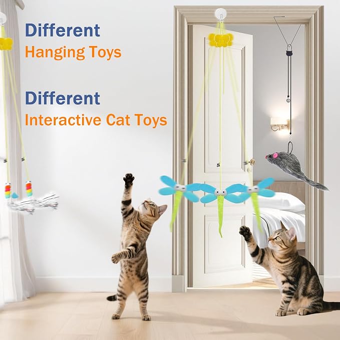 11 PCS Interactive Cat Toy for Indoor Cats, Kitten Toys - Image 2