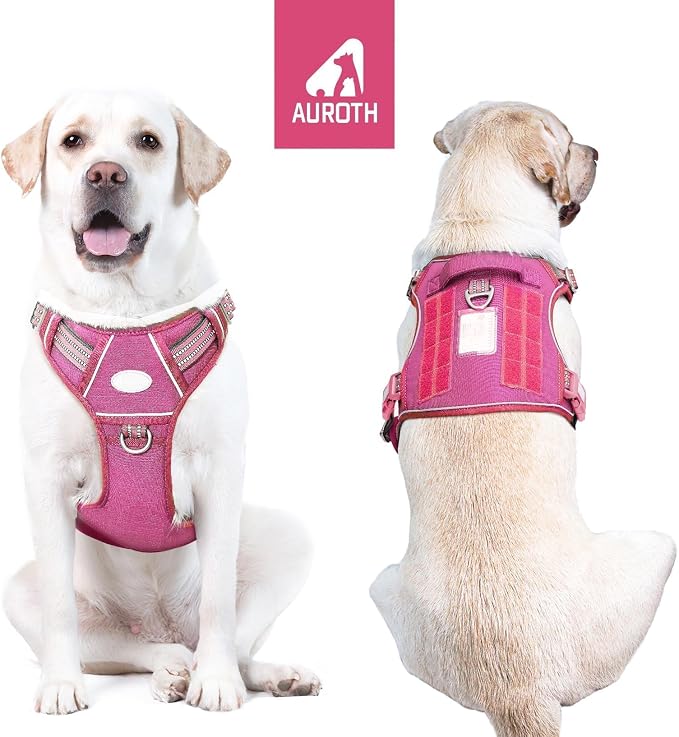 Auroth Tactical Dog Harness for Large Dogs No Pull Adjustable Pet Harness - Image 4