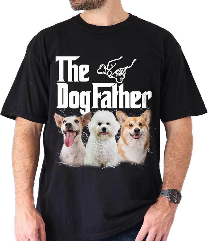 Custom Dad Shirt Personalized Picture T-Shirt - Image 7