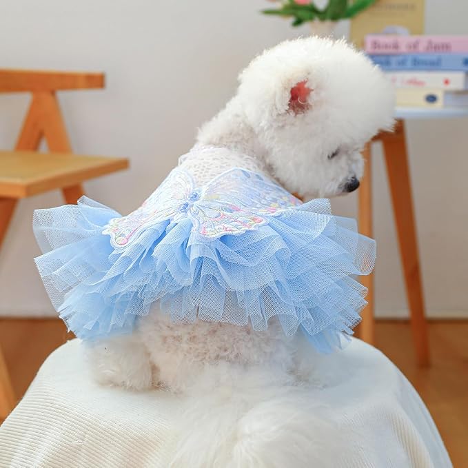 Fashion Sweet Puppy Dog Blingbling Princess Skirt Pet Dog Lace Cake Camisole - Image 7