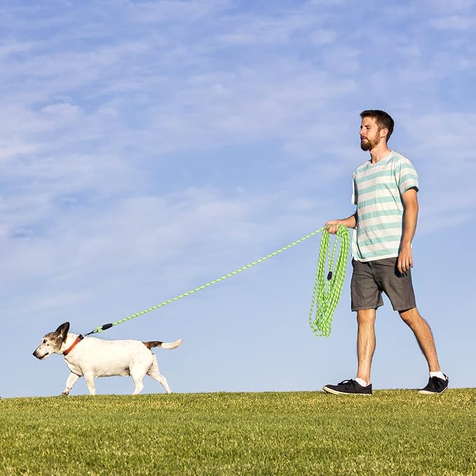 Long Dog Leash for Training 20Ft-Reflective Nylon Rope - Image 6